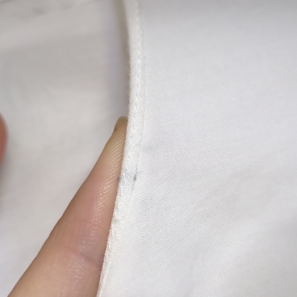 The Drop Ilana Loose Sleeveless Wide-hem Poplin Maxi Size Large White - Picture 11 of 11